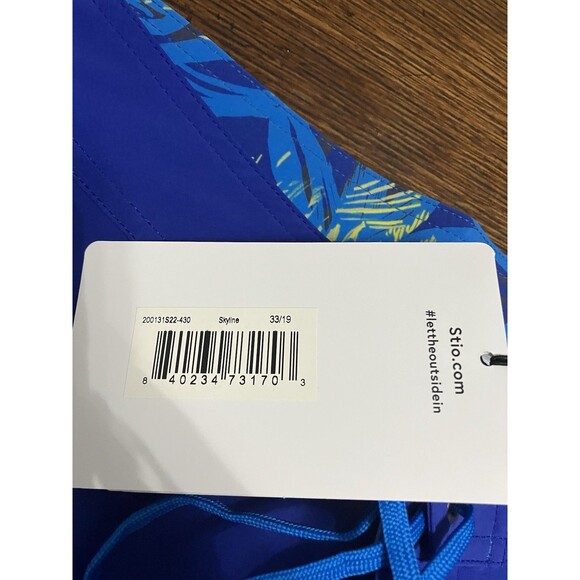 Stio CFS Board Short Mens 33 Skyline 19" Swim Hike Stretch Quick Dry UPF New NWT - Picture 3 of 4